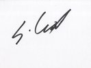 Scott Weiland - Stone Temple Pilots - Velvet Revolver In Person Signed Card.