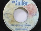 Hear  Northern Soul R&B Unknown 45 Hank Williamson - Yo Talk About Troubles