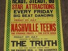 Nashville Teens/Truth 1966 Liskeard Concert Poster