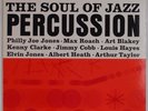 SOUL OF JAZZ PERCUSSION: Art Blakey, Elvin Jones, Max Roach RIVERSIDE Stereo LP