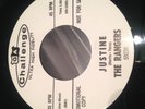 Rare Rockabilly-Rocker RE THE RANGERS - JUSTINE / REPUTATION - CHALLENGE 45