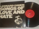LEONARD COHEN - SONGS OF LOVE AND HATE - COLUMBIA RECORDS STEREO LP - C-30103
