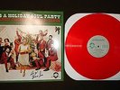 Signed It's a Holiday Soul Party Sharon Jones & the Dap-Kings Red LP Vinyl RARE