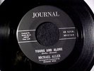 RARE TEEN DOO-WOP/POPCORN 45 MICHAEL ALLER Young And Alone/Same Age JOURNAL Hear