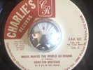 HAMILTON BROTHERS rare Music Makes The World Go Round island funk 45 HEAR