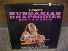 LISZT Hungarian Rhapsodies - Mercury Living Presence - SR-90371 PROMO LP-N.MINT