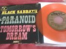 Black Sabbath ?– Paranoid RARE BELGIAN nems ORANGE VINYL 7