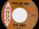 Etta James 45RPM Seven Day Fool on Argo Northern Soul