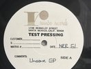 TEST PRESS The Unsane Inverted Crosses 12