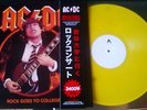 AC/DC Rock Goes To College Live 1978 Colored LP & Tourheft, Motörhead Metallica