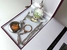 Morrissey Silver Signed Pocket Watch & Microphone Keyring Luxury Set The Smiths