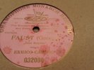 ENRICO CARUSO FAUST SALUT DEMEURE GRAMOPHONE MONARCH RECORD 032030