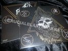 ACTUARY / DEATHSTENCH split LP harsh noise, black industrial bastard noise mz412