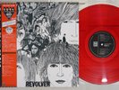 BEATLES REVOLVER ODEON EAS-70136 Japan OBI Mono Clear Red Vinyl LP