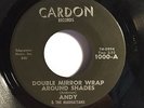Andy & The Manhattans - Double Mirror Wrap Around Shades - VG+ 45 RPM - Garage