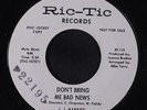 J.J. BARNES: Don't Bring Me Bad News / Day Tripper 45 (dj, rubber stamp ol) Sou