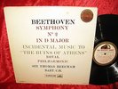 UK EXC TO EXC+ ASD 287 ED1 W/G STEREO BEETHOVEN SYMPHONY 2 RPO BEECHAM COVER GOO