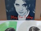 THE CURE      play for today         2  LP    clear / green    colour      rare
