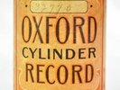 ANTIQUE OXFORD PHONOGRAPH MUSIC CYLINDER RECORD, 2 MINUTE RECORD, PAT. 1902