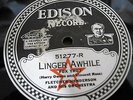 Edison 51277, Fletcher Henderson Orch, Linger Awhile (nice; listen)