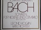LEONID KOGAN + KARL RICHTER: Bach sonatas for violin + cembalo. Melodia Eurodisc