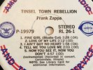 FRANK ZAPPA TINSEL TOWN REBELLION [aftrs] GEORGE HARRISON  S/WHERE IN ENGLAND