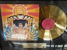 The Jimi Hendrix Experiance Axis bold as love 24kt gold plated record lp