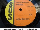 ? Alfie Davison 'Love Is A Serious Business' + Greg Perry Northern Soul HEAR