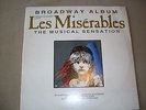 Les Miserables Broadway Cast double LP near miint vinyl