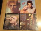 Bowie - 4 original Vinyl Albums - Space Oddity, Hunky Dory, Ziggy & Pin Ups