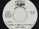 Funk 45 - Betty Harris - There's A Break In The Road - SSS Int'l VG++ mp3 promo
