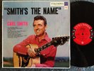 CARL SMITH Smith's the Name COLUMBIA CL 1022 mono SIGNED BY CARL SMITH 6-eye LP
