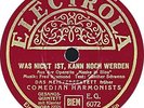 Comedian Harmonists - Was nicht ist, kann noch werden / Die Juliska ... - 1937