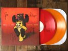 Fall Out Boy FOLIE A DEUX Vinyl 2LP Red Orange Color Vinyl AUTOGRAPHED Poster