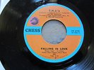 T.N.J.'s  Falling in Love Don't Forget About Me 45  VG++ Funk Soul Chess