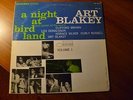 Art Blakey Night at Birdland #1 Blue & White Div. of Liberty EX vinyl VG cover