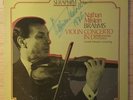 Nathan Milstein: Brahms Violin Concerto in D, Autographed LP, Seraphim S-60265