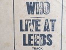 THE WHO..Live At Leeds UK Track 246 001 1st Pressing Black Text Cover. A1/B1