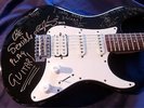 THE DAMNED SIGNED GUITAR IN PERSON EXETER 04/12/16 NEW ROSE LOVE SONG AUTOGRAPHS