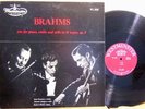 WESTMINSTER WL 5237 BRAHMS Trio in B FOURNIER, JANIGRO, BADURA-SKODA 1953 NM