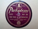GEORGE BROWNE (YOUNG TIGER) - I Was There (At The Coronation) 78 rpm disc (A+)