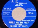 RARE Hoosier Hot Shots-Jingle All The Way/Man With The Whiskers JC 45 Christmas