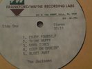 The Jacksons-Micheal Jackson-Frankford/Wayne Acetate Of First Epic L.P-RAREST
