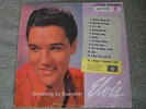 ELVIS PRESLEY  LP  SOMETHING FOR EVERYBODY  LIVING STEREO + ARMY PX Sticker