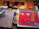 EAGLES LIVE textured cover DOUBLE vinyl LP w/ POSTER don henley JOE WALSH VG++