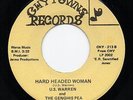 U.S. WARREN 'Hard Headed Woman' Orig US Chytowns Psych/Funk/Soul/Breaks 45 HEAR