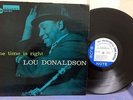 Rare DG Lou Donaldson Time is Right W63  RVG Blue Note LP  NM Vinyl