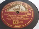 BELA BARTOCK QUARTET NO5 THE HUNGARIAN QUARTET HMV C7641-7644