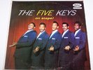 1957 THE FIVE KEYS  on stage   1st PRESS CAPITOL Doo-Wop LP on AQUA RECORD LABEL