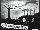 KAAOS - RISTIINNAULITTU LP (1984) FINLAND HC-PUNK, LTD. REPRESS + 3 BONUS-TRACKS